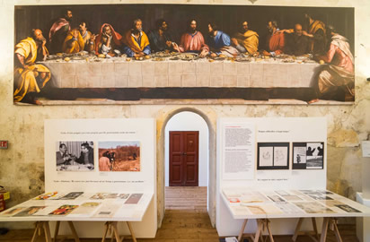 L'inaugurazione della mostra su Veronelli all'Ex monastero di Astino